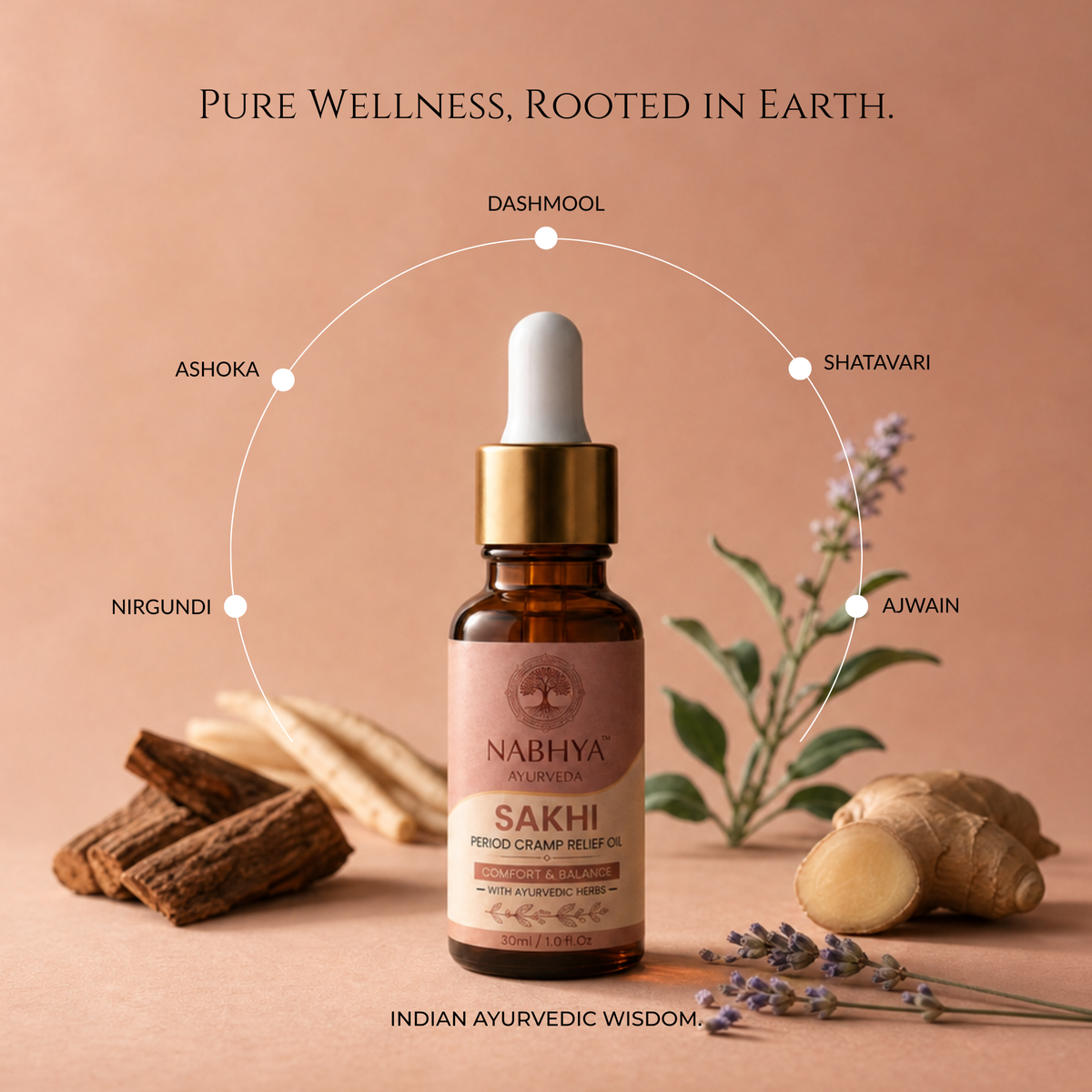 Nabhya Sakhi | Cycle Comfort Belly Button Oil