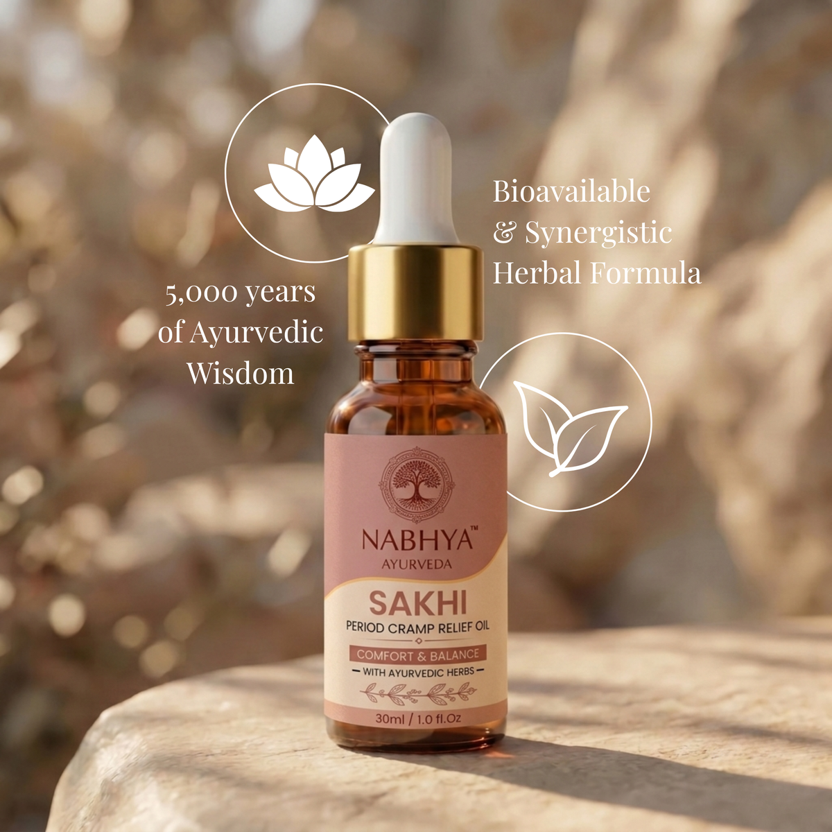 Nabhya Sakhi | Cycle Comfort Belly Button Oil