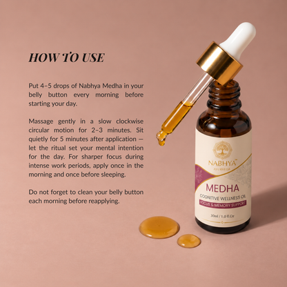 Nabhya Medha | Focus & Memory Oil