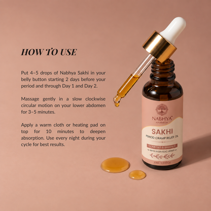 Nabhya Sakhi | Cycle Comfort Belly Button Oil