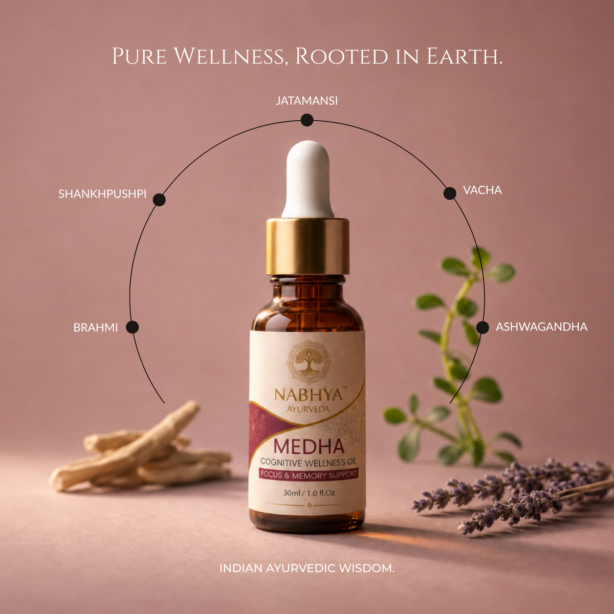 Nabhya Medha | Focus & Memory Oil